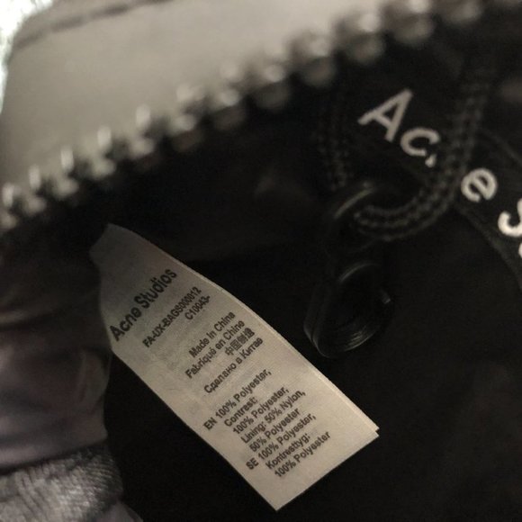 Acne Studios Logo Plaque Pocket Crossbody Bag - Picture 5 of 7